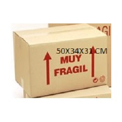 caja de carton doble 50x34x31 cm.