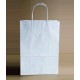 25 Bolsas de papel asa rizada 14X21+8CM